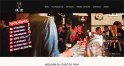 Desktop Screenshot of cafedefuik.nl